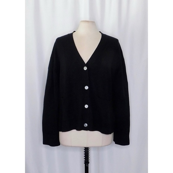 NWT!! J. CREW Cashmere Patch Pocket Cardigan Sweater Button Knitwear X-Large - Picture 3 of 15